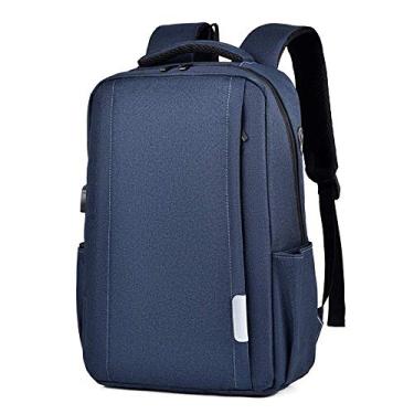 Imagem de Mochila escolar grande USB durável, mochila resistente à água, mochila de viagem para viagens de negócios, mochila masculina para laptop para viagens ao ar livre