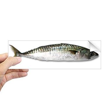 Imagem de DIYthinker Adesivo retangular de para-choque preto longo para atividades de peixe oceano decalque para janela