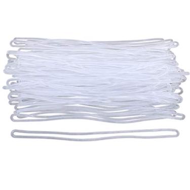 Imagem de Mini Skater – Etiqueta transparente de plástico, nome da bagagem, etiqueta, etiqueta, alças/tiras, 7 inch,100Pcs