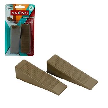 Imagem de Maxximo Calço Aparador de Porta Trava Cunha Protetor 2 unidades
