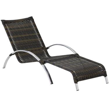 Imagem de Espreguiçadeira Em Alumínio e Fibra Sintética