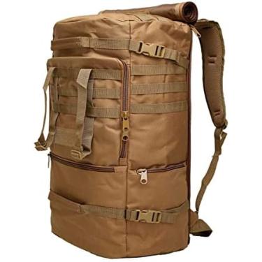 Imagem de Mochila Ao Ar Livre, Mochilas De Caminhada Unissex 60L Leve Mochila De Caminhada Leve Mochila De Acampamento Escalada Esporte Montanhismo Bolsa De Viagem À Prova D'água, Duas Maneiras De Transport