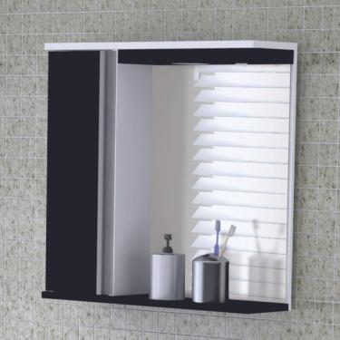 Imagem de Espelheira com LED 1 Porta Preto