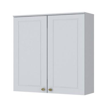 Imagem de Armário Aéreo Henn 2 Portas 80Cm Mdf Americanas Branco