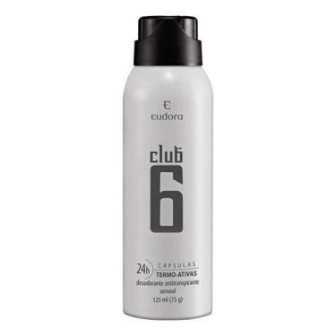 Imagem de Club 6 Desodorante Antitranspirante Aerossol 125 Ml - Eudora