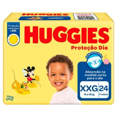 Imagem de Fralda Huggies Proteção Dia Tamanho XXG 24 Unidades Descartáveis