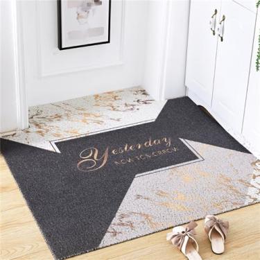 Imagem de Tapete de anel de seda para entrada doméstica, resistente e antiderrapante, pode ser cortado, A, 60x120cm