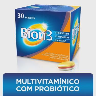 Imagem de Tabletes Multivitamínico Com Probiótico Bion3 Com 30 Tabletes