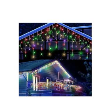 Imagem de Luzes de Natal Garland Curtain 140 LED Christmas Cascad