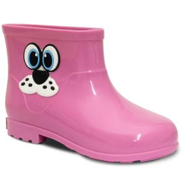 Imagem de Bota Galocha Infantil Nº 21 Ao 26 Botinha Cano Baixo Menino Menina 09.33 (Rosa, BR, Criança de 1 a 3 anos, Numérico, 22)