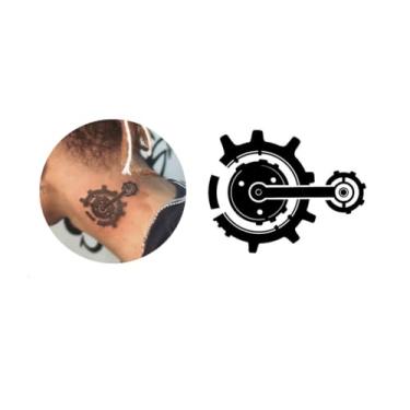 Imagem de 3i, TATUAGEM COSPLAY Vi Arcane LoL League of Legends