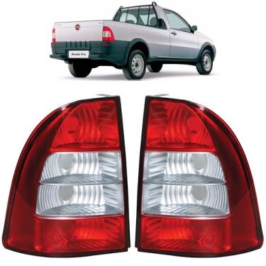 Imagem de Par Lanterna Traseira Strada G3 Rubi 2006 2007 2008 A 2012