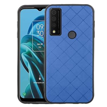 Imagem de Furiet Compatível com TCL 30XE/30V/4X/20AX/20A/20R/Bremen 5G Capa robusta fina antiderrapante de borracha TPU para celular TLC T601DL 30 XE XE5G V 20 AX R A 6,67 mulheres homens azul