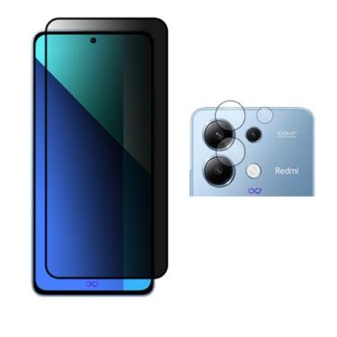 Imagem de COMBO Película Privacidade 3D + Pelicula Câmera Para Redmi Note 13 4G (Tela 6.67") - C7 Company