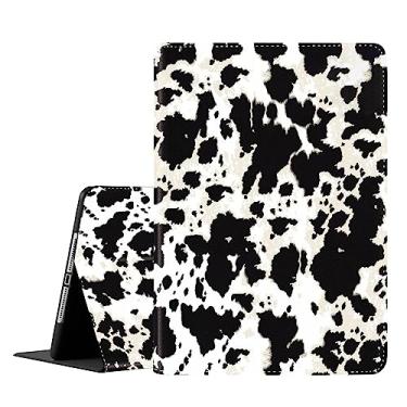 Imagem de Capa para Samsung Galaxy S6 Lite, fina e dobrável com função despertar/hibernar automática para Samsung Galaxy Tab S6 Lite 10,4 polegadas 2022/2020 P610/P613/P615/P619, manchas marrons irregulares