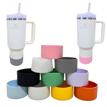 Imagem de Capa Protetor Para Copo Garrafa Vários Modelos Inclusive Stanley Quencher Silicone (Lilás)