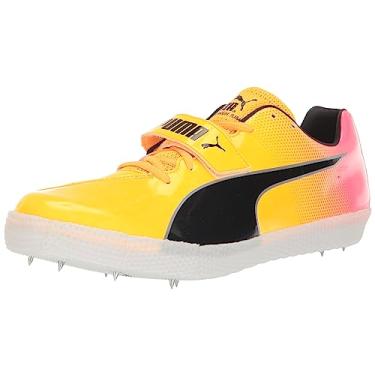 Imagem de PUMA Tênis masculino Evospeed High Jump, Sun Stream-sunset Glow-puma preto, 10