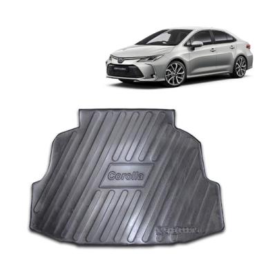 Imagem de Protetor de Porta-Malas Adaptável para Corolla 2004 2005 2006 2007 2008 2009 2010 2011 2012 2013 2014 Em Relevo Tapete Bandeja