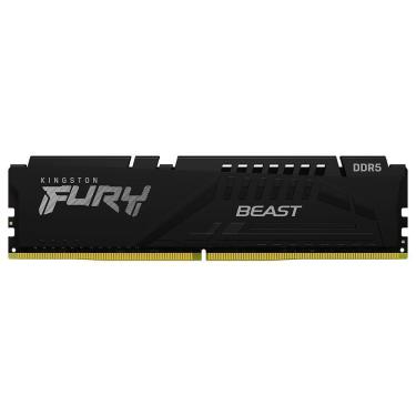 Imagem de Memória Ram Kingston Fury Beast Ddr5 8gb 5600mhz - Preto (kf556c40bb-8)