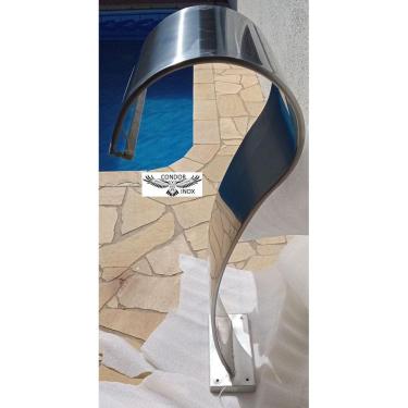 Imagem de Cascata para Piscina Naja Media com LED - 80 cm