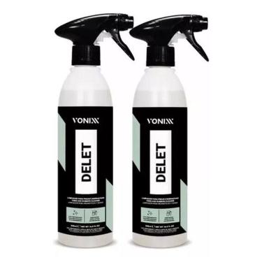 Imagem de 2 Limpador De Pneu Plastico Borracha Delet Vonixx 500ml