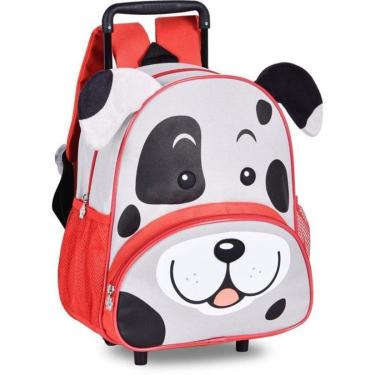 Imagem de Mochila Infantil Clio Style Com Rodinhas Pet Petit Vermelho-Masculino