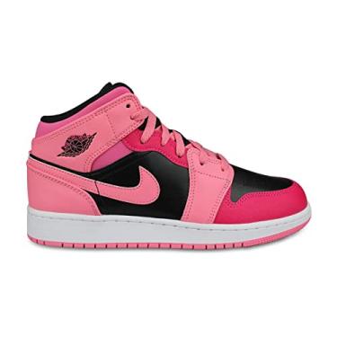 Imagem de Jordan 1 Mid Grade School GS Coral Chalk Pink 554725-662 (554725-662, Numeric_7)
