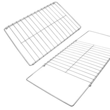 Imagem de Rack de forno extensível ajustável, rack de arame, prateleira de forno telescópico universal para fornos Whirlpool Frigidaire GE Kenmore Ajusta de 14,5 polegadas - 25,5 polegadas de largura. Pacote