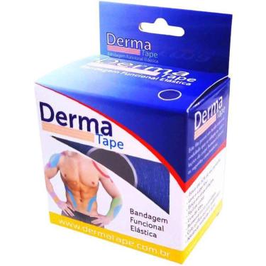 Imagem de Bandagem Funcional Elástica 5X500Cm Azul - Derma Tape
