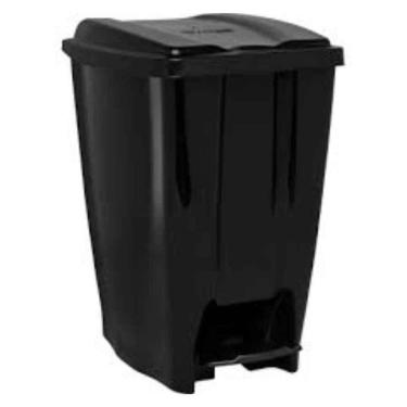 Imagem de Lixeira Com Pedal Preto 20l Eco Nature Jaguar
