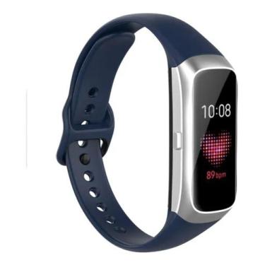Imagem de Pulseira Silicone Para Galaxy Fit Sm-r370 - Azul Marinho - T-Shirck