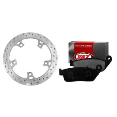 Imagem de Disco de Freio Dianteiro Cb 250f Twister 2016-2022 + Pastilhas Vaz - M