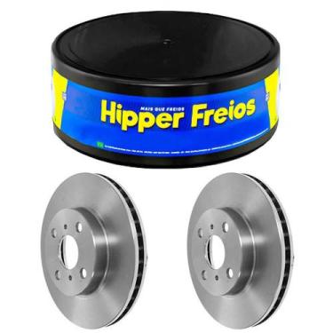 Imagem de Par Disco Freio Volkswagen Polo Virtus 2018 a 2022 Dianteiro Ventilado