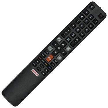 Imagem de Controle Remoto Smart Tv Tcl L49s4900fs Netflix Globoplay - Mbtech - W