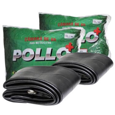 Imagem de Kit 2 Câmara de Ar Moto Mg-18 - Pollo