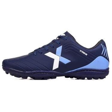 Imagem de Chuteira Society Profissional Campo Quadra Costurada (Marinho Branco, BR, Adulto, Numérico, 39)