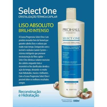 Imagem de Select One a Melhor Progressiva da Prohall - 1 Litro - Prohall Cosmeti