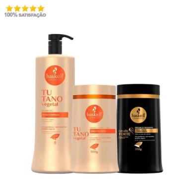 Imagem de Kit Mascara Cavalo Forte Tutano 1kg + Shampoo Tutano Haskell - Haskell
