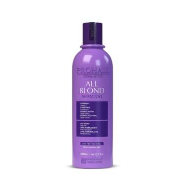 Imagem de Shampoo Matizador e Manutenção para Loiros All Blond 300ml Prohall Pro