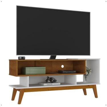 Imagem de Rack 1.36 Show Tv 40 Polegadas Decoração Sala Estar Nichos Organizador