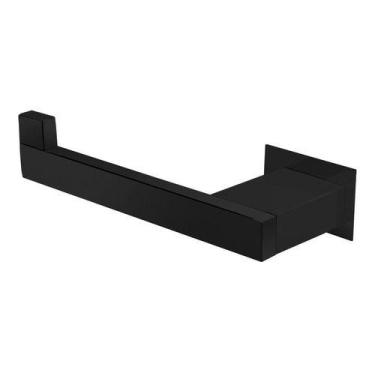 Imagem de Papeleira Inox Preto Fosco - Kromus Rt0302eb (lado Esquerdo)