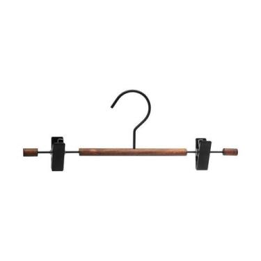 Imagem de Cabide com Prendedor para Vestidos Home Style Oslo, PRETO