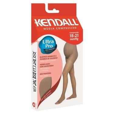 Imagem de Meia Calça de Compressão Kendall P/ Gestante S/ Ponteira, Mel, P