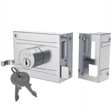 Imagem de Fechadura De Sobrepor Prata Inox 701/100 Stam