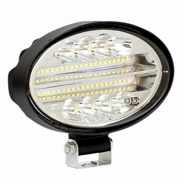 Imagem de Farol Led 12v 24v Oval 144w Forte Trator Colheitadeira Jeep - Imperial