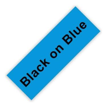 Imagem de Fita Tze Tz Tzc Compatível P/ Rotulador Brother 18mm - Label Tape, Azu