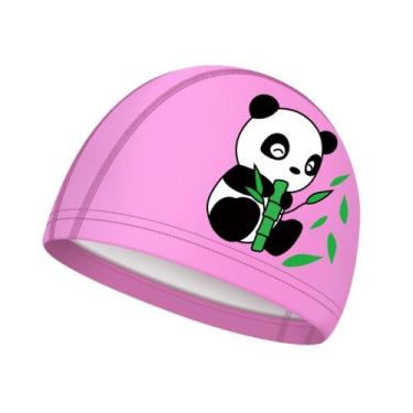 Imagem de Touca De Natação Infantil Profissional Panda - Hero Band, Panda rosa