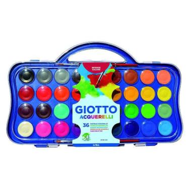 Imagem de Aquarela em Pastilha Giotto Intense Colors 36 Cores
