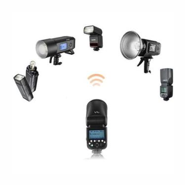 Imagem de Flash Godox V1 Com Bateria Para Canon