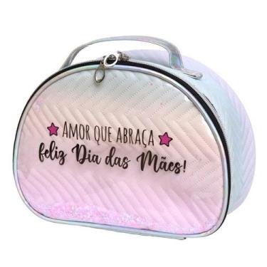 Imagem de Necessaire Dia das Mães Glitter 22x15x9 - Wincy Casa
